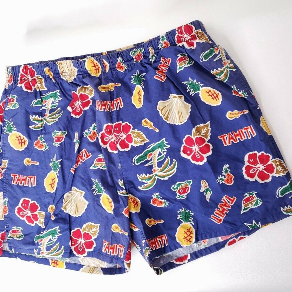 Nautica Men's Swim Trunk Shorts XL Tahiti Tropical